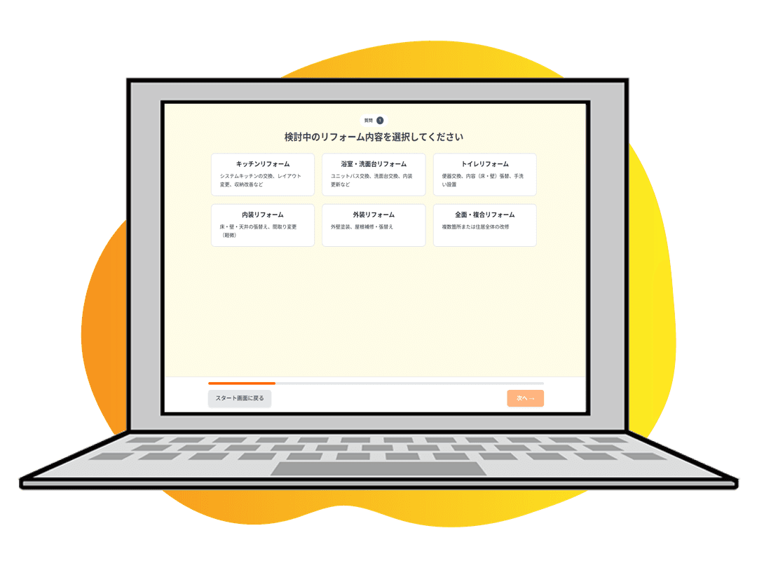 応募者対応フローの画面イメージ